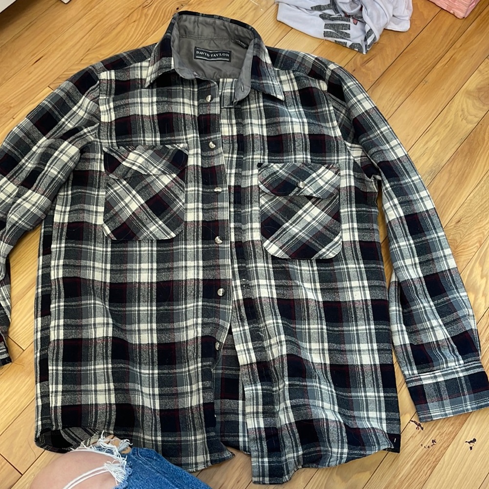 David Taylor flannel size small only been worn twice